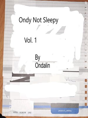 cover image of Ondy Not Sleepy